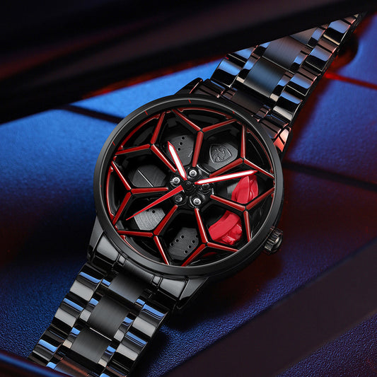 Men's Rotating Luminous Quartz Watch